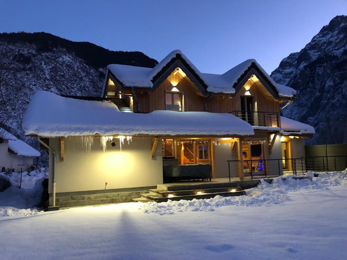 Chalet Barbara With Swimming Pool In The Heart Of Oisans เลอบูร์-เดอัวซ็อง ภายนอก รูปภาพ