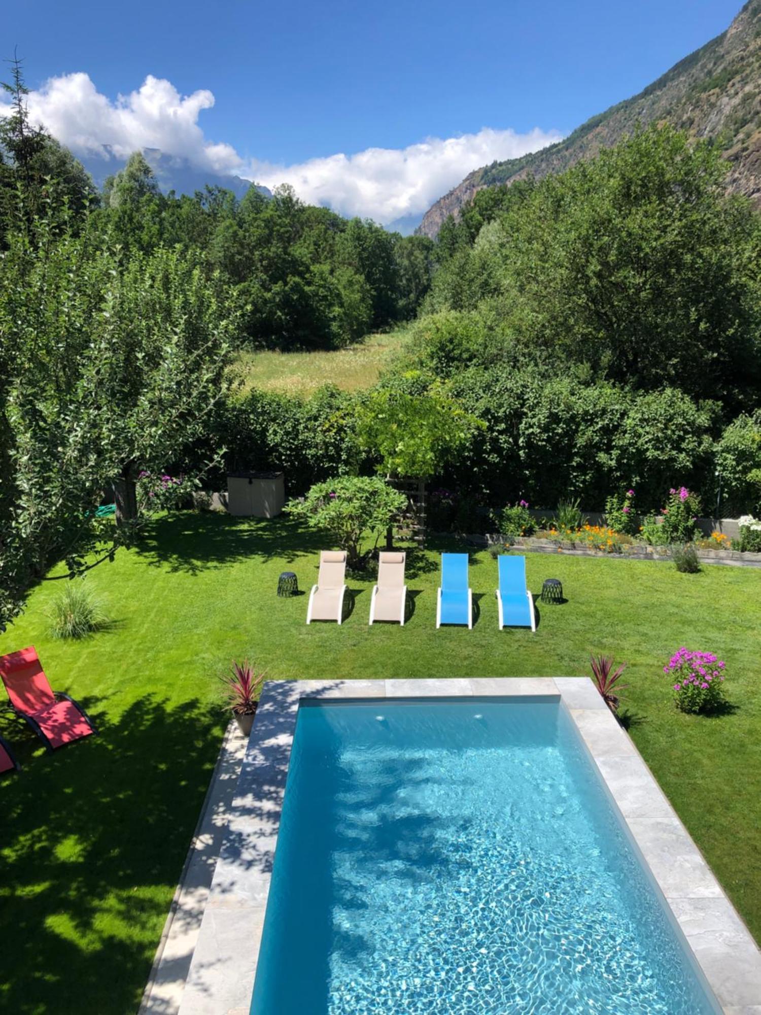 Chalet Barbara With Swimming Pool In The Heart Of Oisans เลอบูร์-เดอัวซ็อง ภายนอก รูปภาพ
